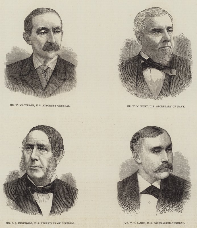 American Politicians (gravura) de English School