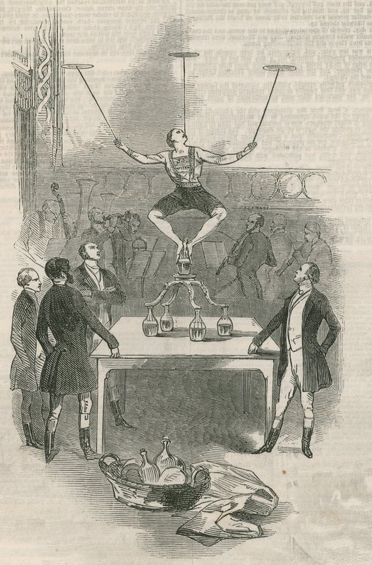 Amidi Neuporte, o grande holandês equilibristas garrafa feat, em Astleys de English School