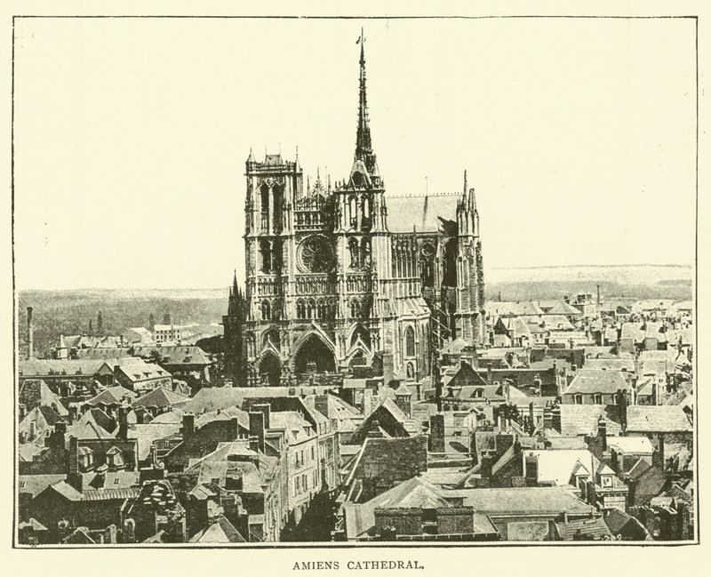 Catedral de Amiens (gravura) de English School