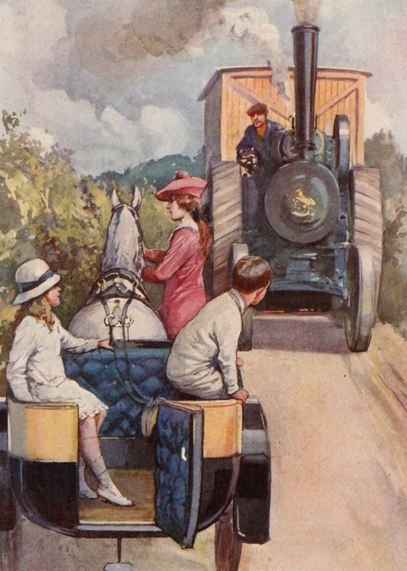 Uma reunião desajeitada (litho a cores) de English School