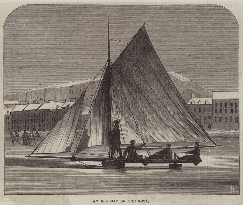 Um Ice-Boat sobre o Neva (gravação) de English School