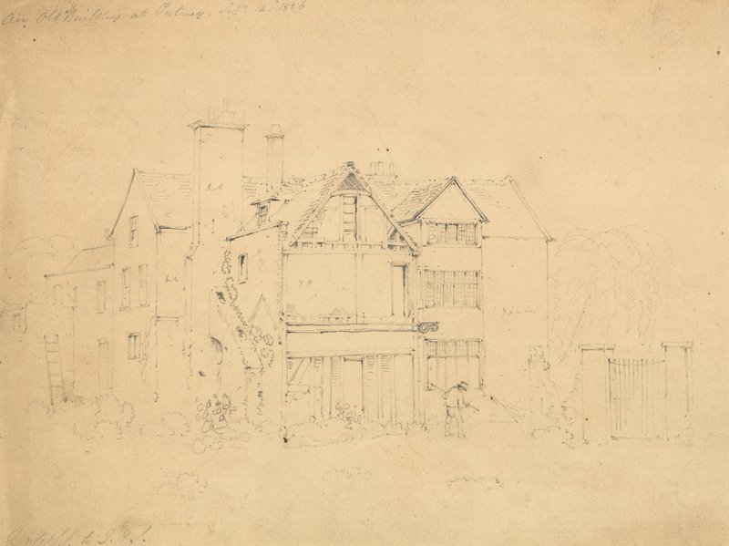 Um antigo edifício em Putney, Londres de English School