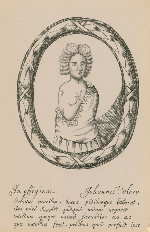 Uma efígie de Johannis Valeru de English School