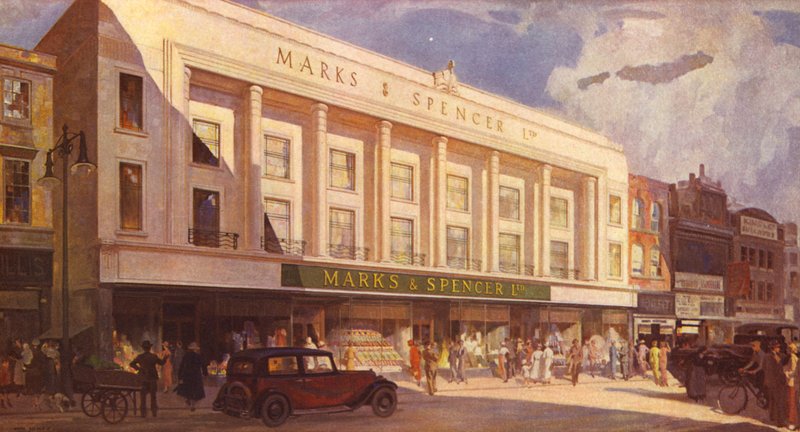 Uma elevação do design clássico, 1935 de English School