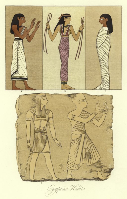 Trajes egípcios antigos de English School
