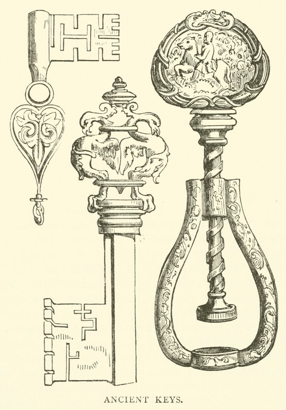 Ancient Keys (gravura) de English School