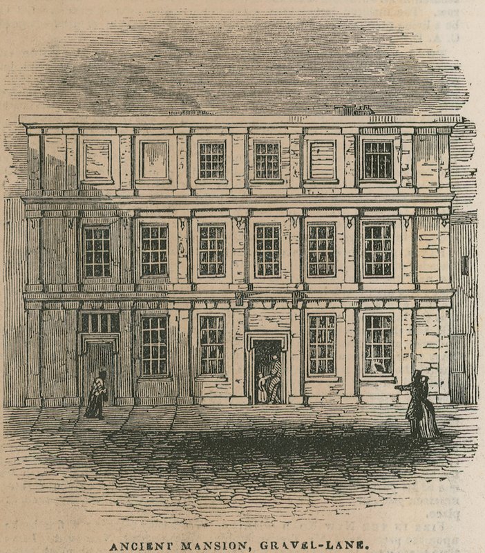 Antiga mansão, Gravel Lane, Londres de English School