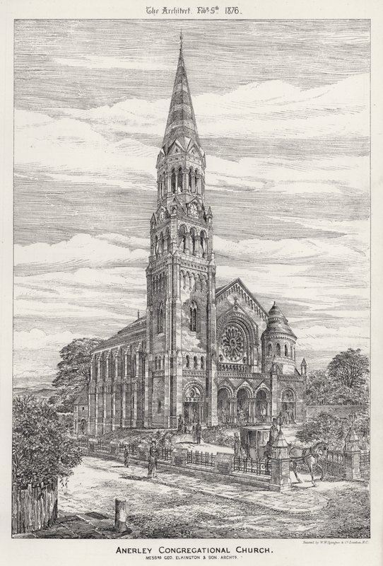 Anerley Congregational Church (gravura) de English School