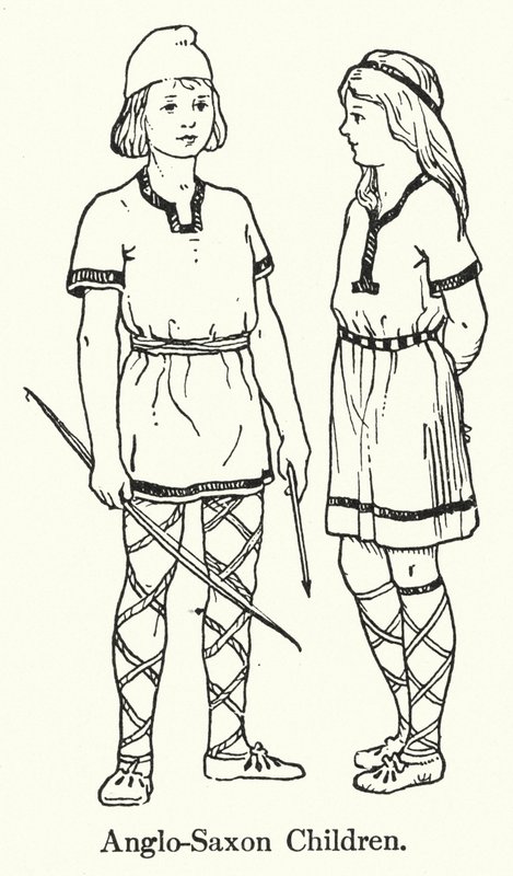Crianças Anglo-Saxônicas de English School