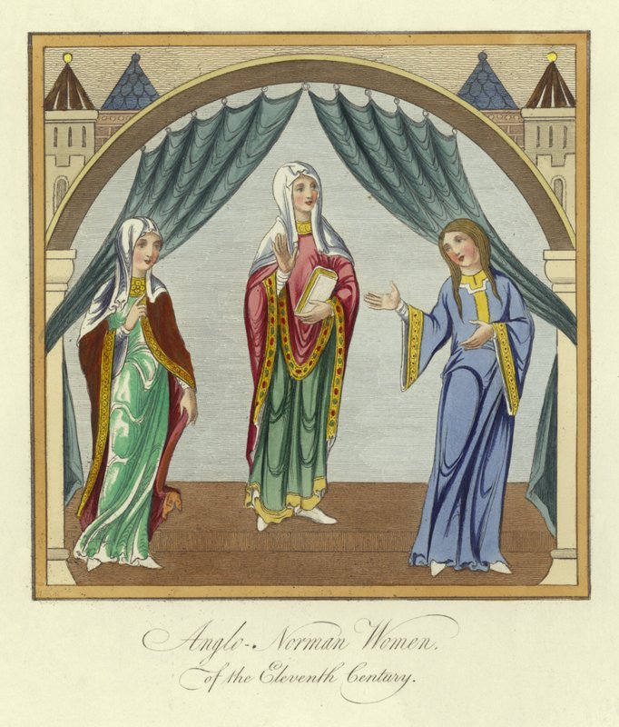 Mulheres anglo-normandas do século XI de English School