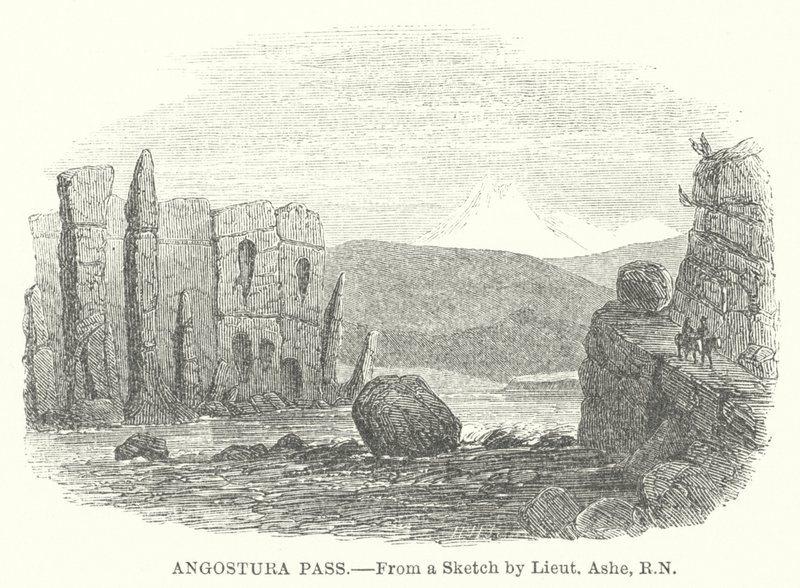 Angostura Pass (engraving) de English School