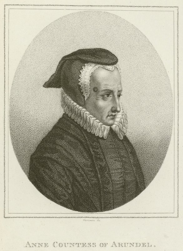 Anne, Condessa de Arundel (gravura) de English School