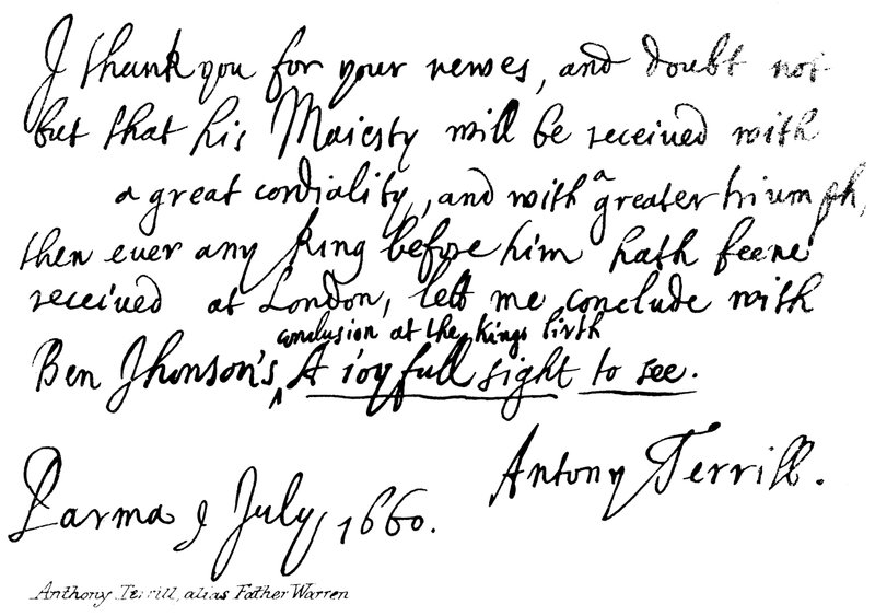 Anthony Terrill, codinome Padre Warren de English School