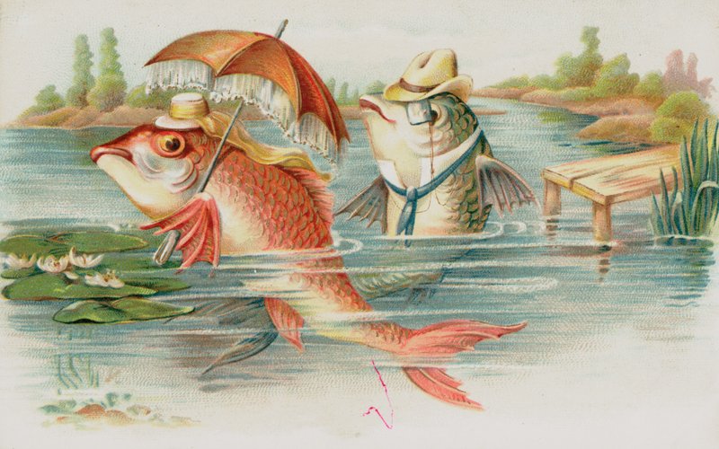 Peixe antropomórfico de English School