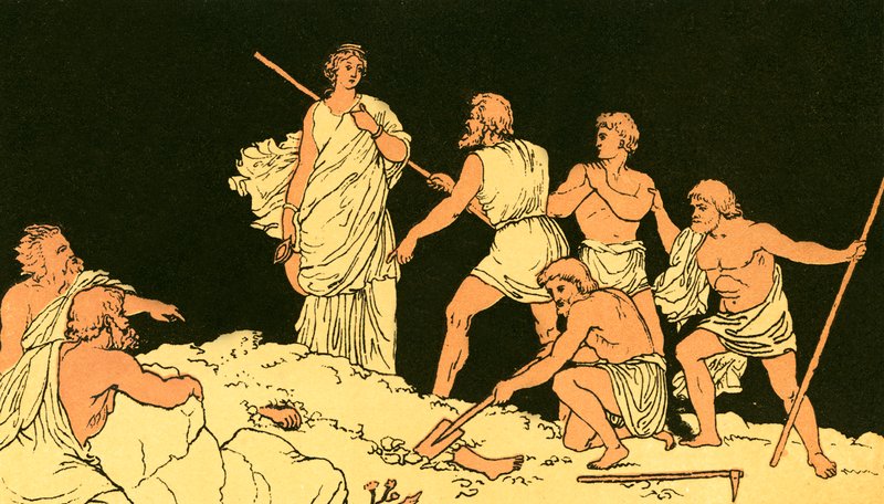 Antígona e o corpo de Polynices de English School