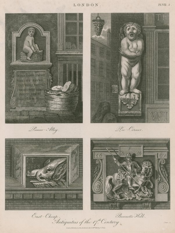 Antiguidades do século XVII de English School