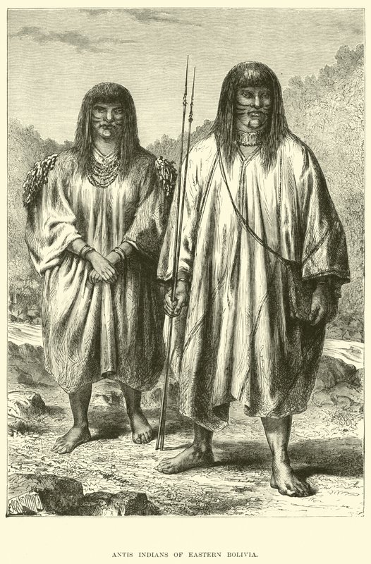 Antis índios do leste da Bolívia de English School
