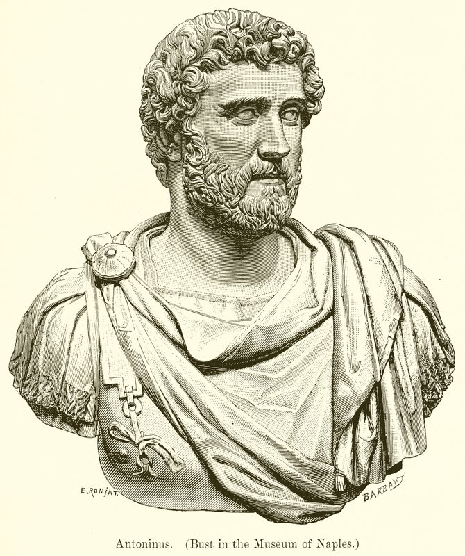 Antonino. (Busto no Museu de Nápoles) de English School