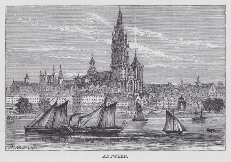 Antuérpia (gravura) de English School