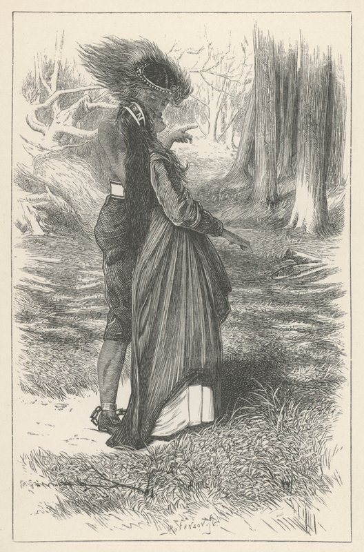 Aphra Behn, Oroonoko e Imoinde (gravura) de English School