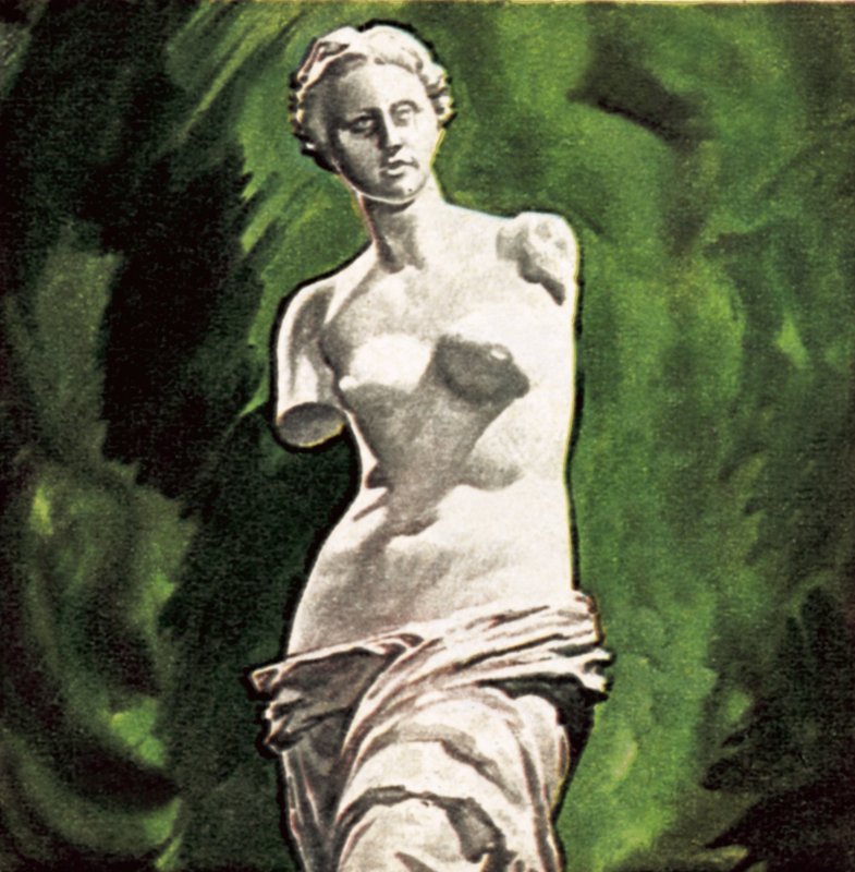 Afrodite de Melos ou Vênus de Milo de English School