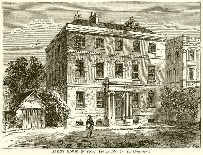Apsley House em 1800 de English School