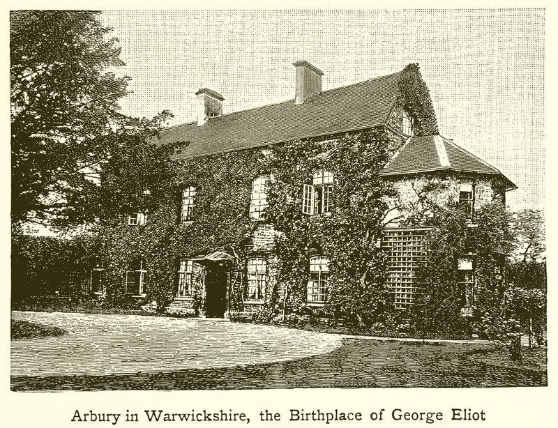 Arbury em Warwickshire, o berço de George Eliot de English School