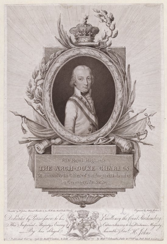 Arquiduque Charles, Duque de Teschen, soldado austríaco de English School