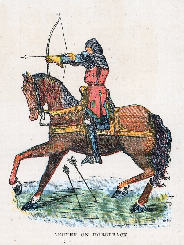 Arqueiro a cavalo de English School