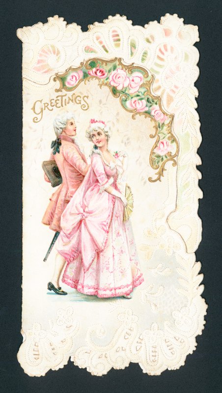 Casal Aristocrático, Cartão De Natal de English School