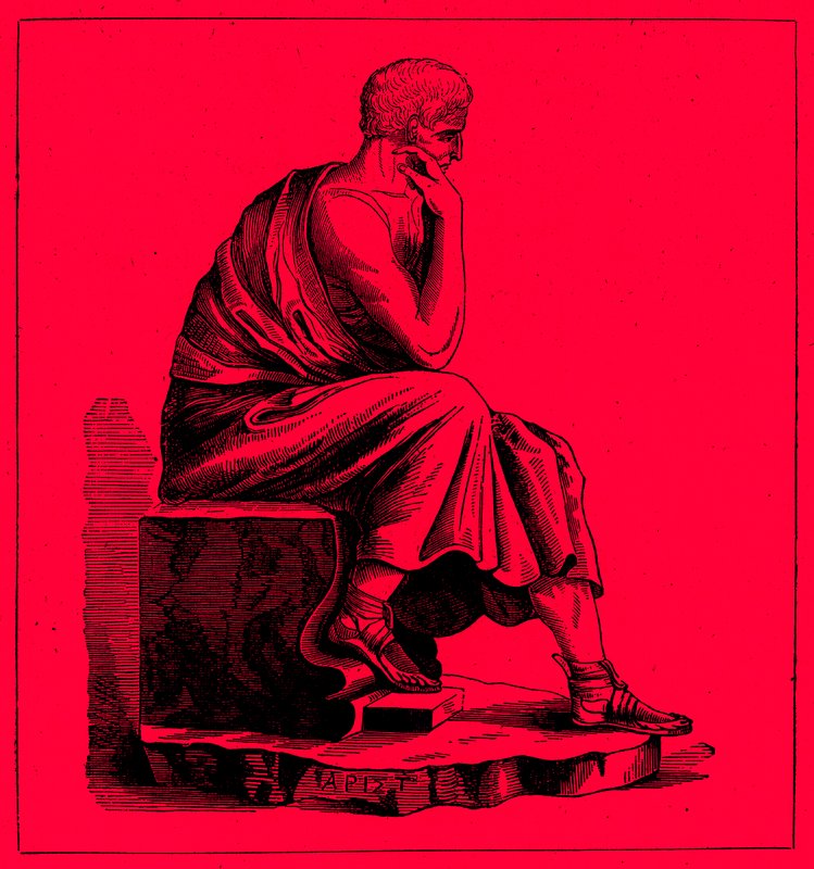 Aristóteles, ilustração da história ilustrada do mundo, publicada c.1880 (imagem digital melhorada) de English School