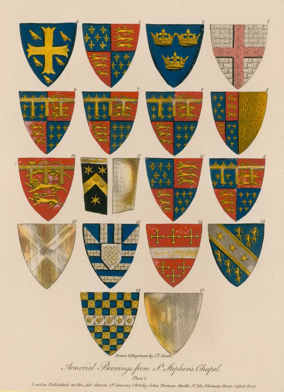 Rolamentos de braço armado de St Stephens Chapel de English School