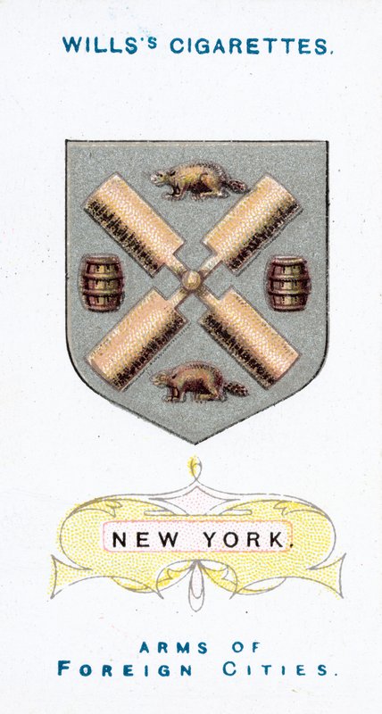 Arms of New York (chromolitho) de English School