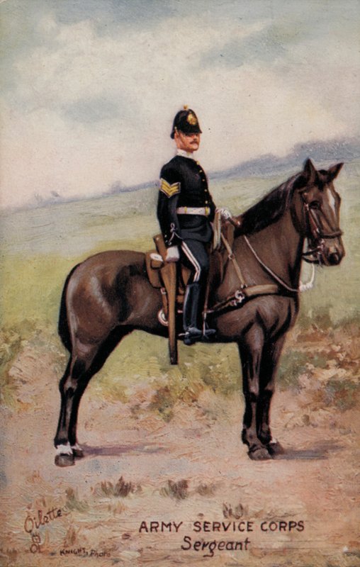 Corpo de Serviço do Exército, Sargento (cor litho) de English School