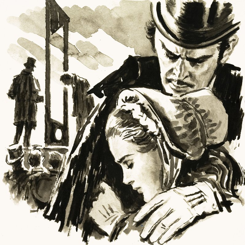 Arnold Bennett: uma cena de The Old Wives &39;Tale de English School