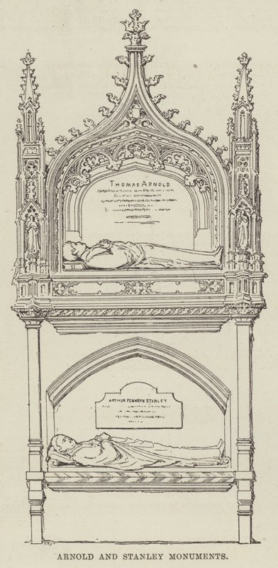 Arnold e Stanley Monuments (gravura) de English School
