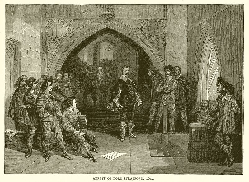 Detenção de Lord Strafford, 1640 de English School