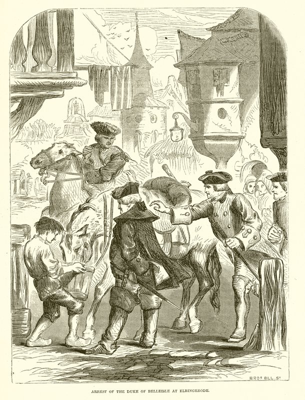 Detenção do duque de Belleisle em Elbingerode de English School