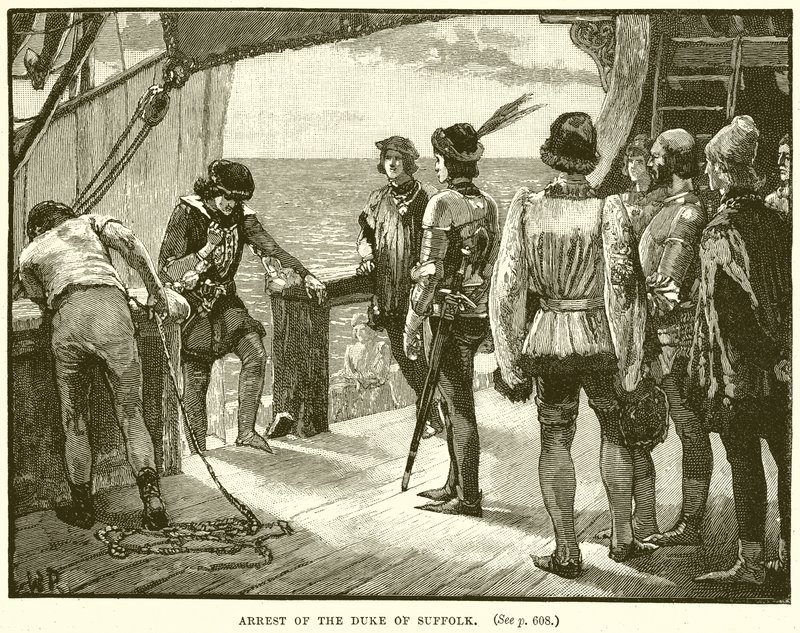Detenção do duque de Suffolk de English School