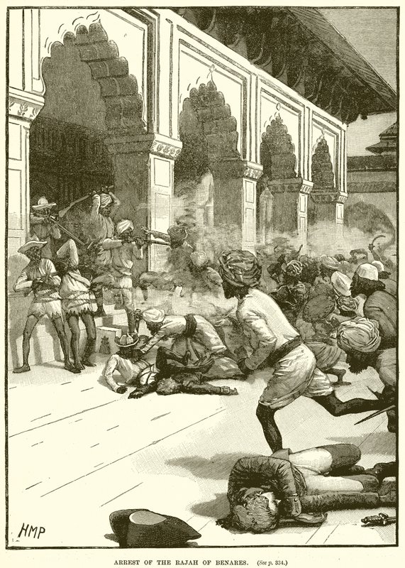 Prisão do rajá de Benares de English School