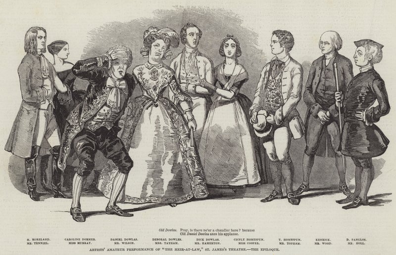Performance Amadora de Artistas de "The Heir-at-Law", St James