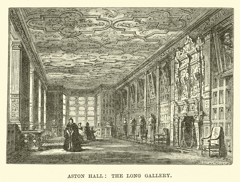 Aston Hall, a galeria longa de English School