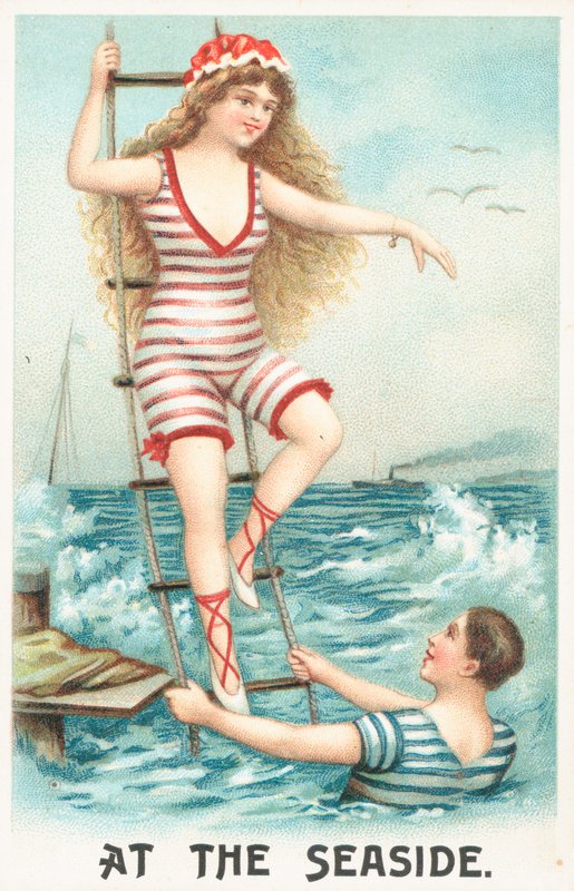 À beira-mar de English School