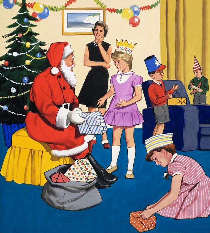 Em uma festa de natal de English School