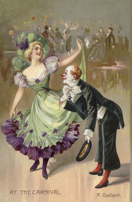 No carnaval, um galante de English School