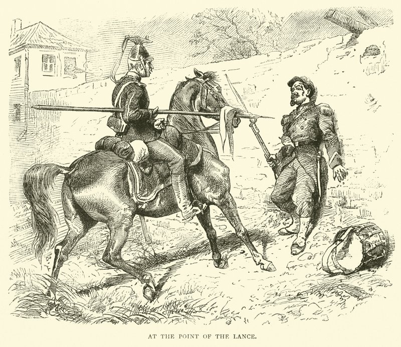 No ponto da Lança, setembro de 1870 de English School