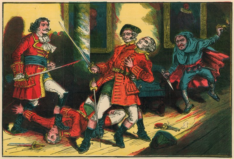 Tentativa de captura de Dick Turpin por Bow Street Runners de English School