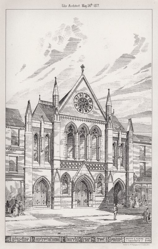 Igreja Agostinha Congregacional, Rua Frade, Leitura (gravura) de English School