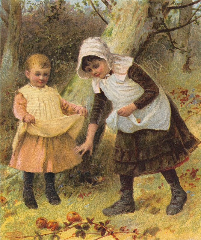 outono (cromolitografia) de English School