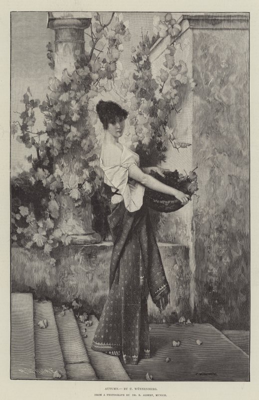 Outono (gravura) de English School